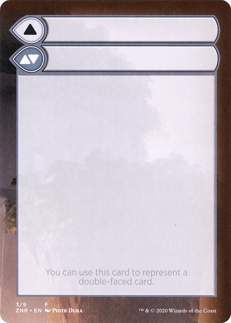 Image of Double-Faced Substitute Card (SZNR-003) - Zendikar Rising Substitute Cards (Borderless)