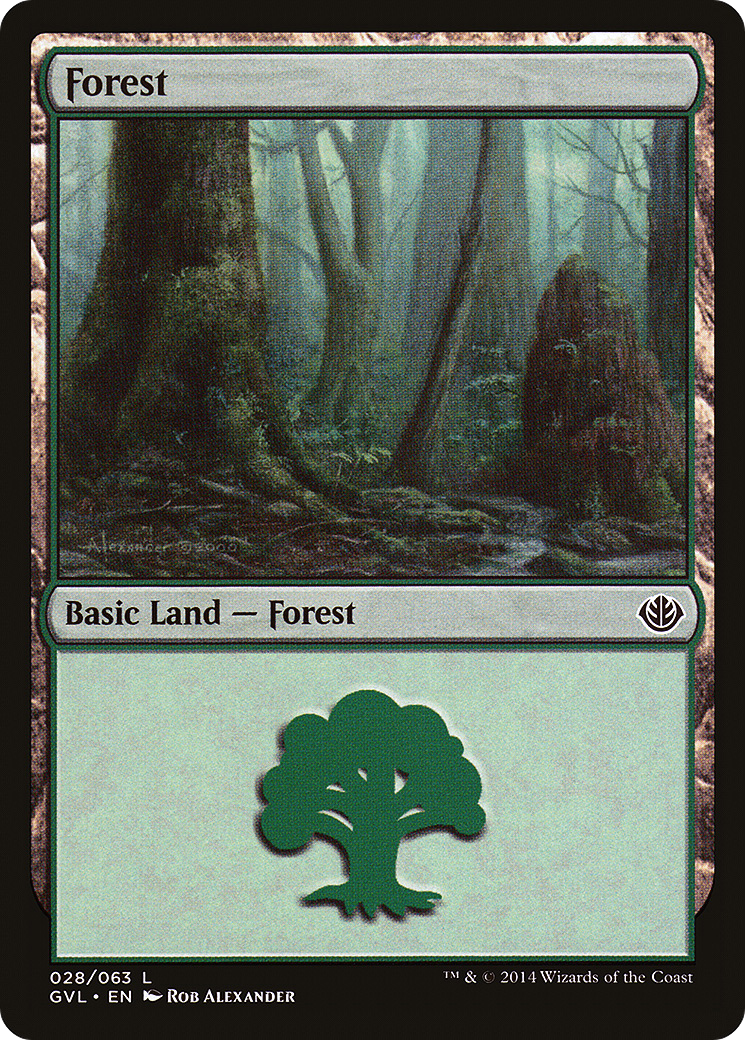 Image of Forest (DD3-028) - Duel Decks Anthology: Garruk vs. Liliana
