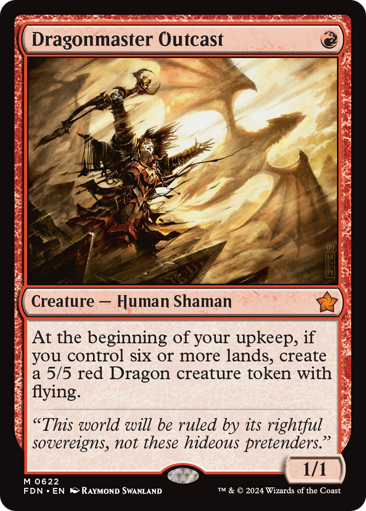 Image of Dragonmaster Outcast (FDN-622) - Foundations