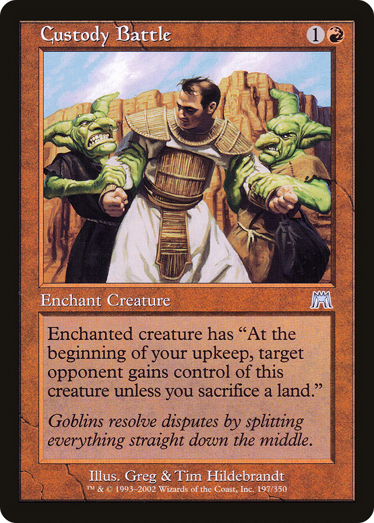 Image of Custody Battle (ONS-197) - Onslaught Foil
