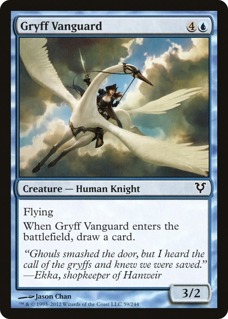 Image of Gryff Vanguard (AVR-059) - Avacyn Restored Foil