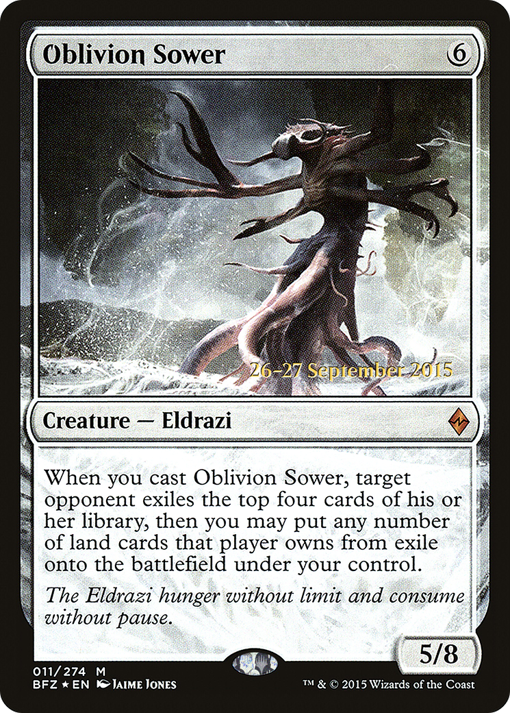 Image of Oblivion Sower (PRE-011) - Battle for Zendikar Promos Foil