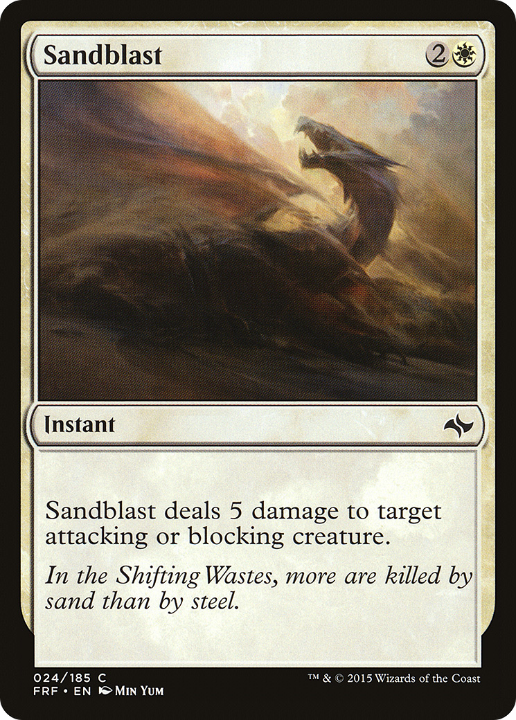 Image of Sandblast (FRF-024) - Fate Reforged Foil