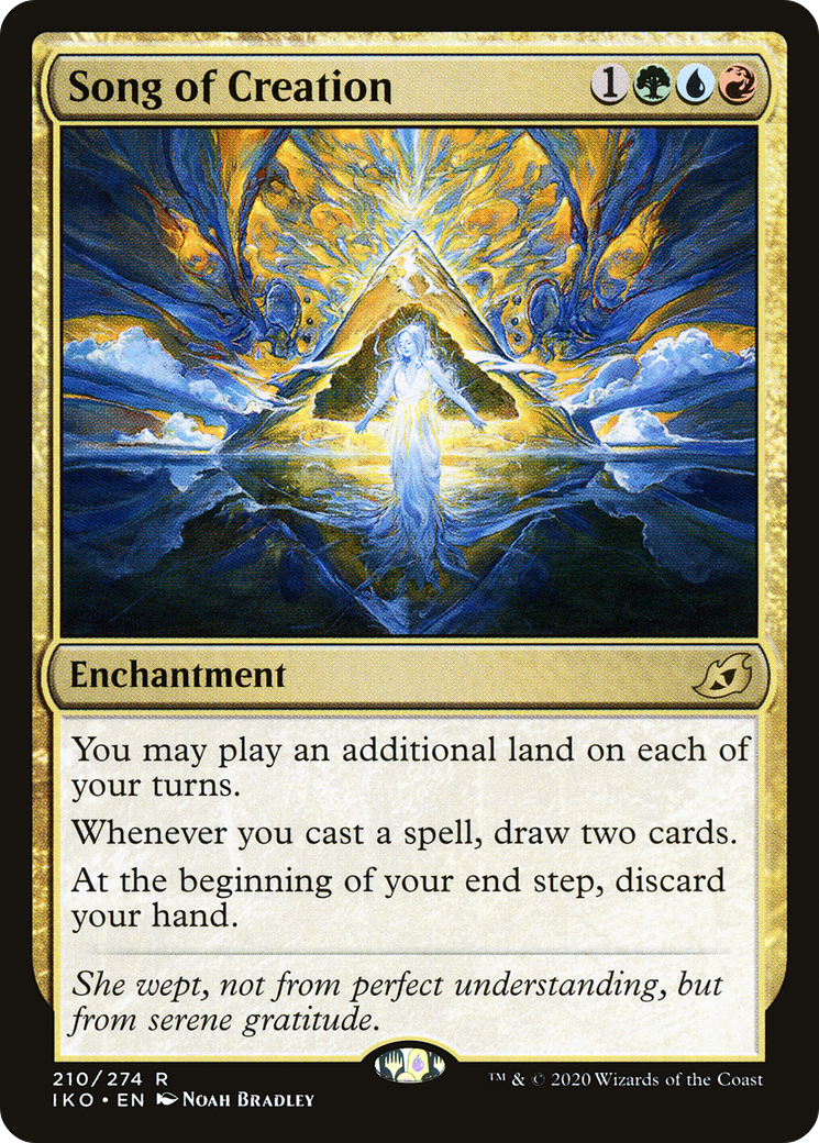 Image of Song of Creation (IKO-210) - Ikoria: Lair of Behemoths Foil