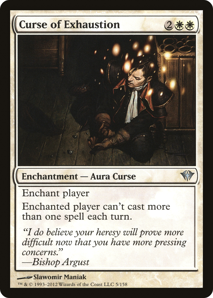 Image of Curse of Exhaustion (DKA-005) - Dark Ascension