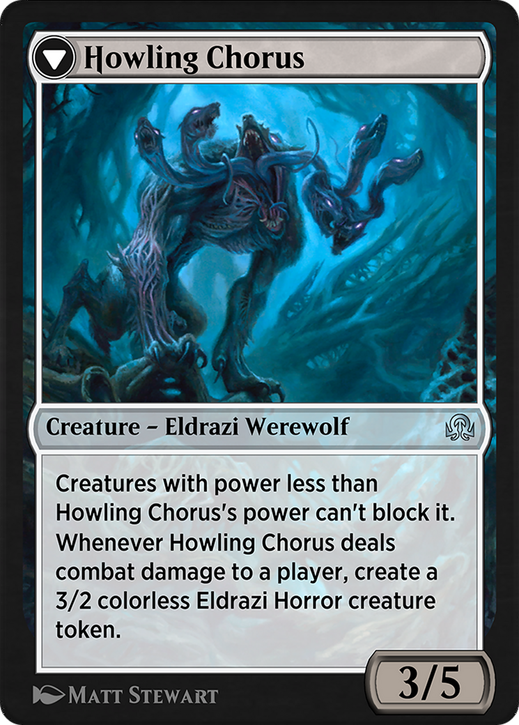 Image of Shrill Howler // Howling Chorus (SIR-214) - Shadows over Innistrad Remastered