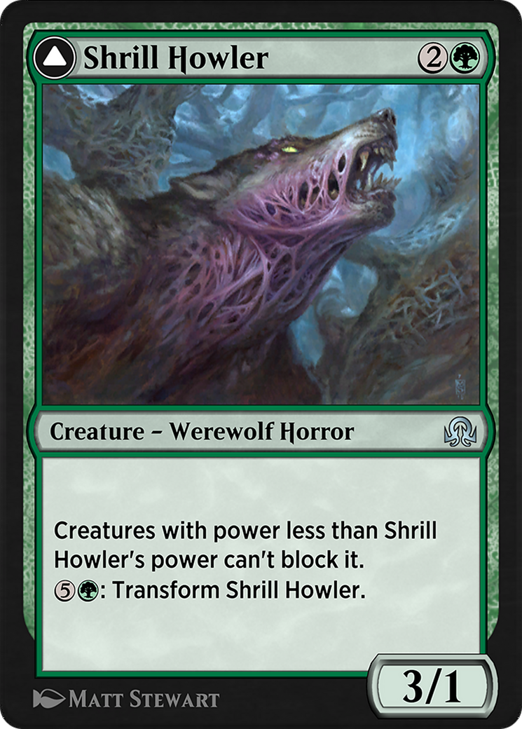Image of Shrill Howler // Howling Chorus (SIR-214) - Shadows over Innistrad Remastered