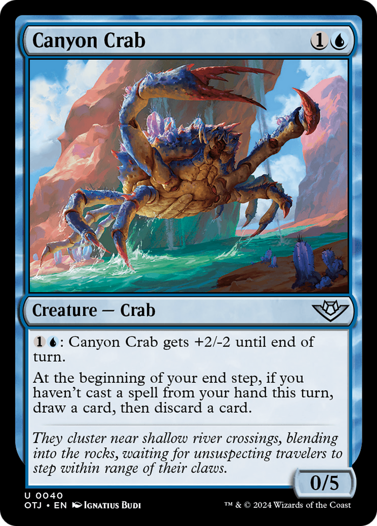 Image of Canyon Crab (OTJ-040) - Outlaws of Thunder Junction Foil