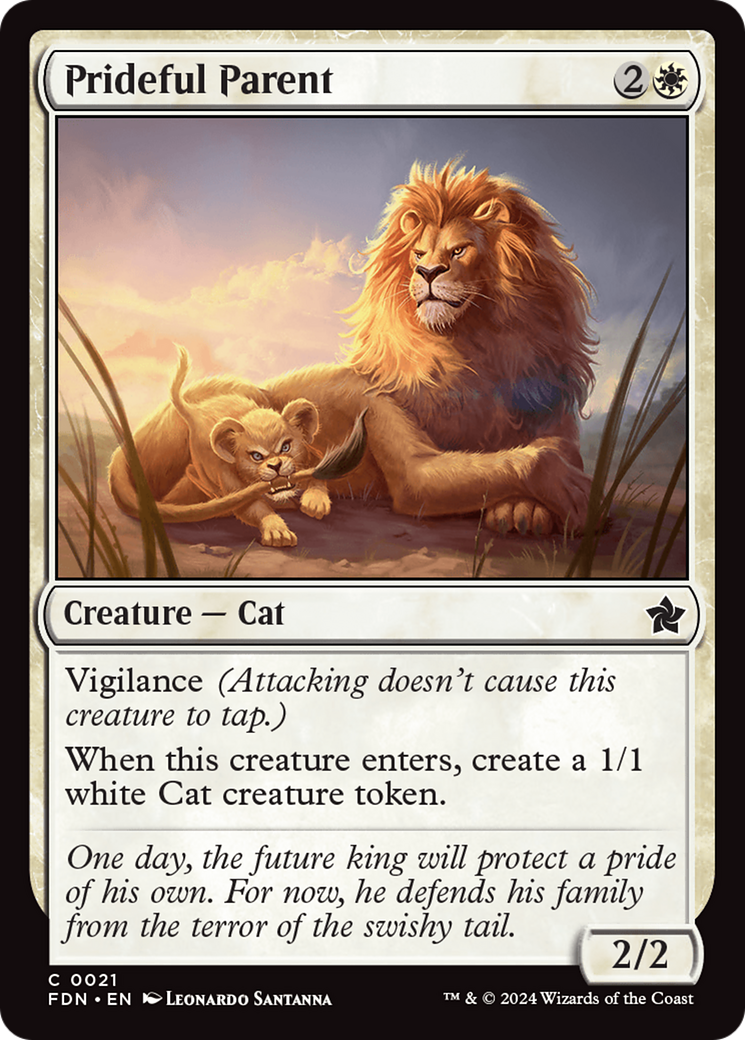 Image of Prideful Parent (FDN-021) - Foundations Foil