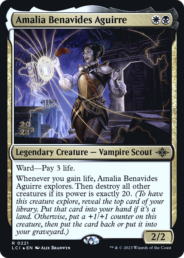 Image of Amalia Benavides Aguirre (PRE-221) - The Lost Caverns of Ixalan Promos Foil