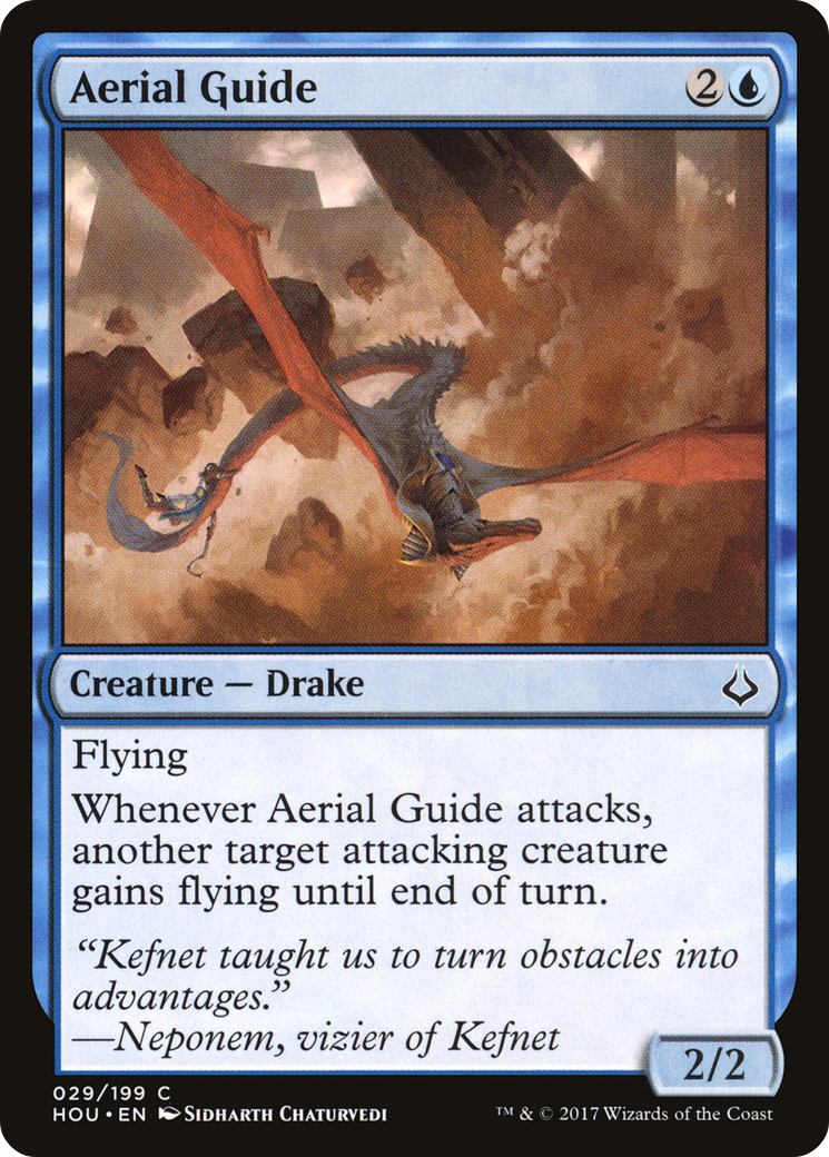 Image of Aerial Guide (HOU-029) - Hour of Devastation Foil