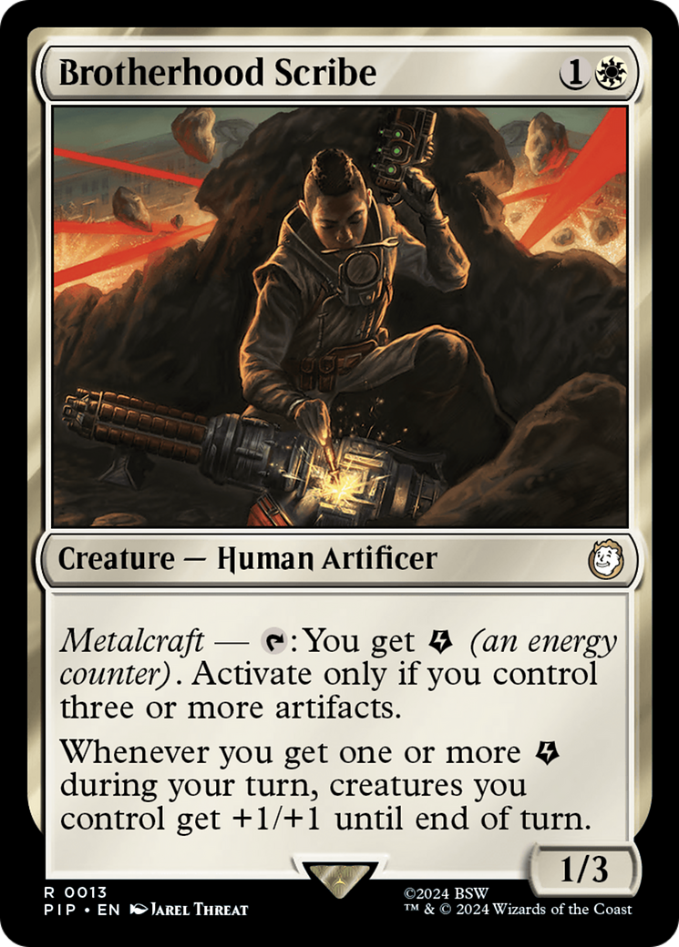 Image of Brotherhood Scribe (PIP-013) - Fallout Foil