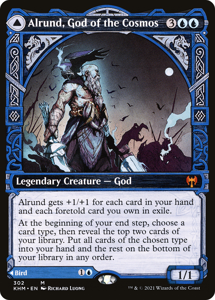 Image of Alrund, God of the Cosmos (Showcase) (KHM-302) - Kaldheim: (Showcase)