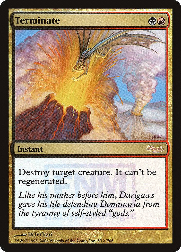 Image of Terminate (FNM-003) - Friday Night Magic 2006 Foil