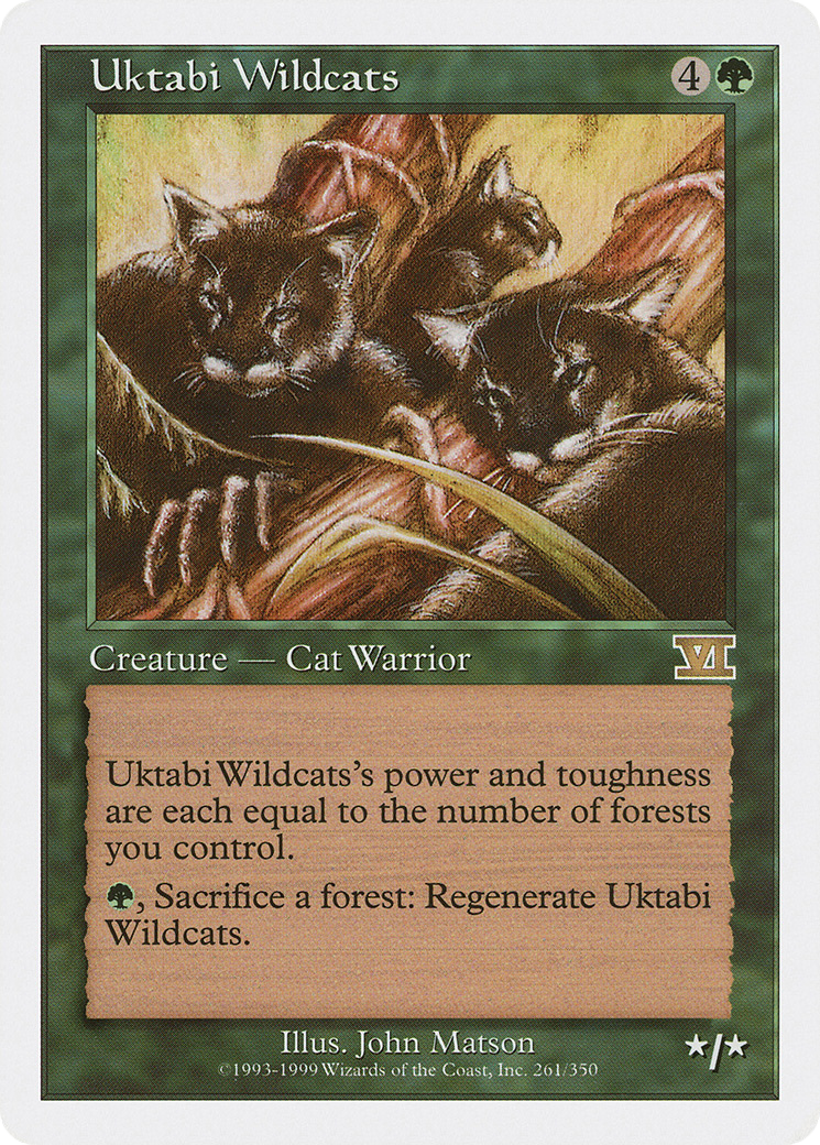 Image of Uktabi Wildcats (6ED-261) - Classic Sixth Edition