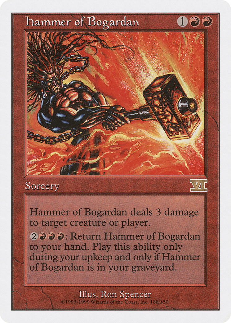 Image of Hammer of Bogardan (6ED-188) - Classic Sixth Edition