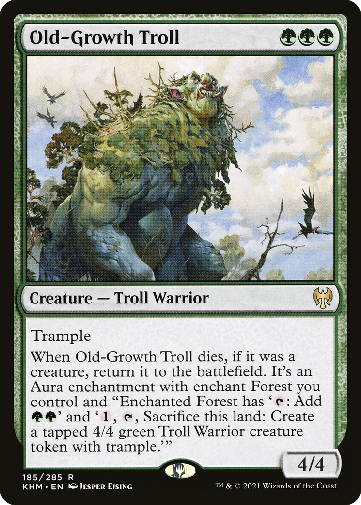 Image of Old-Growth Troll (KHM-185) - Kaldheim