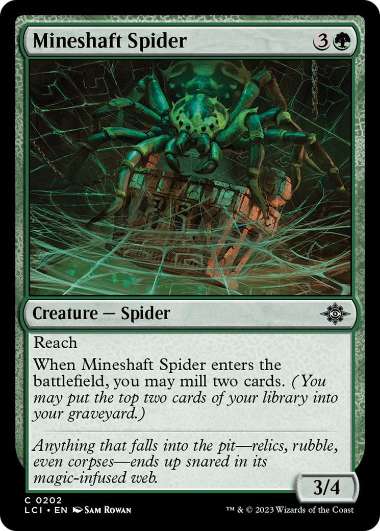 Image of Mineshaft Spider (LCI-202) - The Lost Caverns of Ixalan