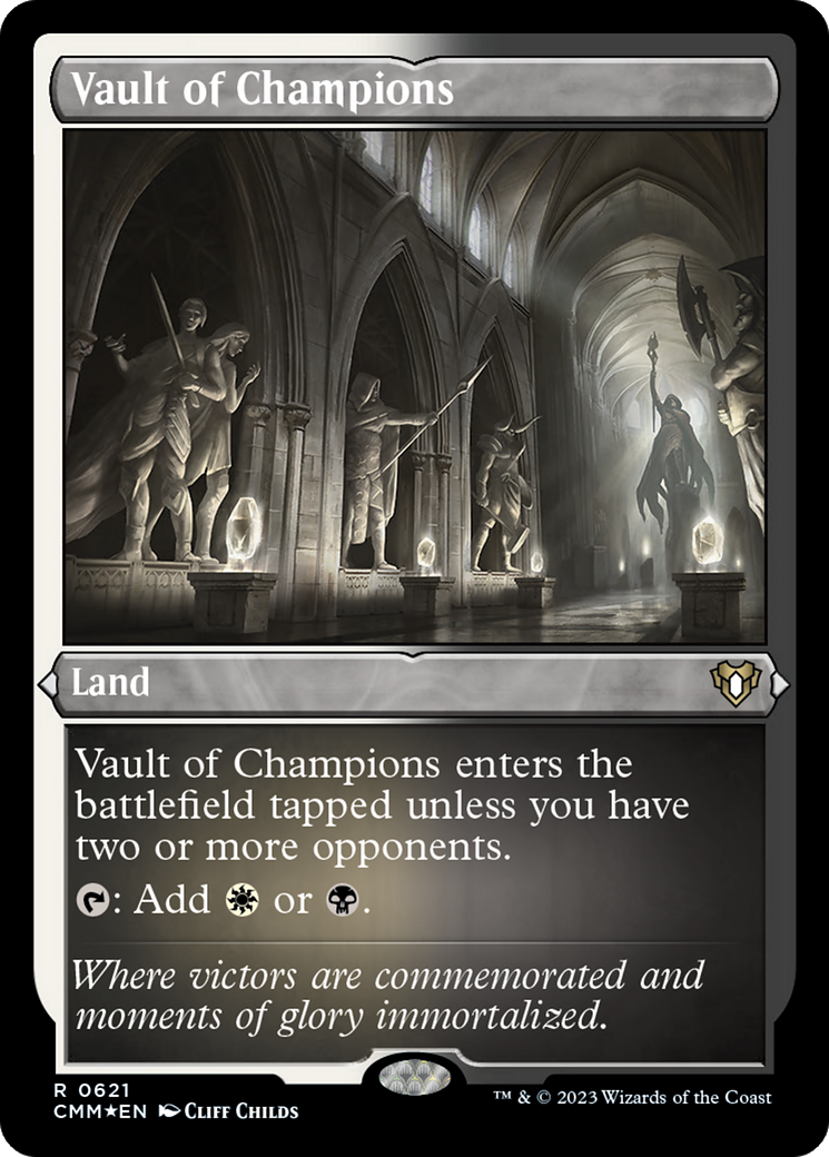 Image of Vault of Champions (CMM-621) - Commander Masters Etched Foil