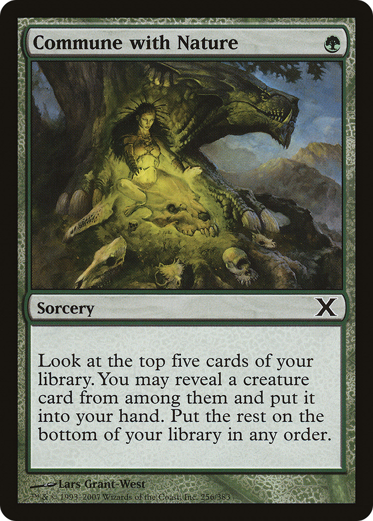 Image of Commune with Nature (10E-256) - Tenth Edition Foil