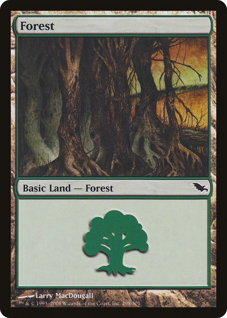 Image of Forest (298) (SHM-298) - Shadowmoor Foil