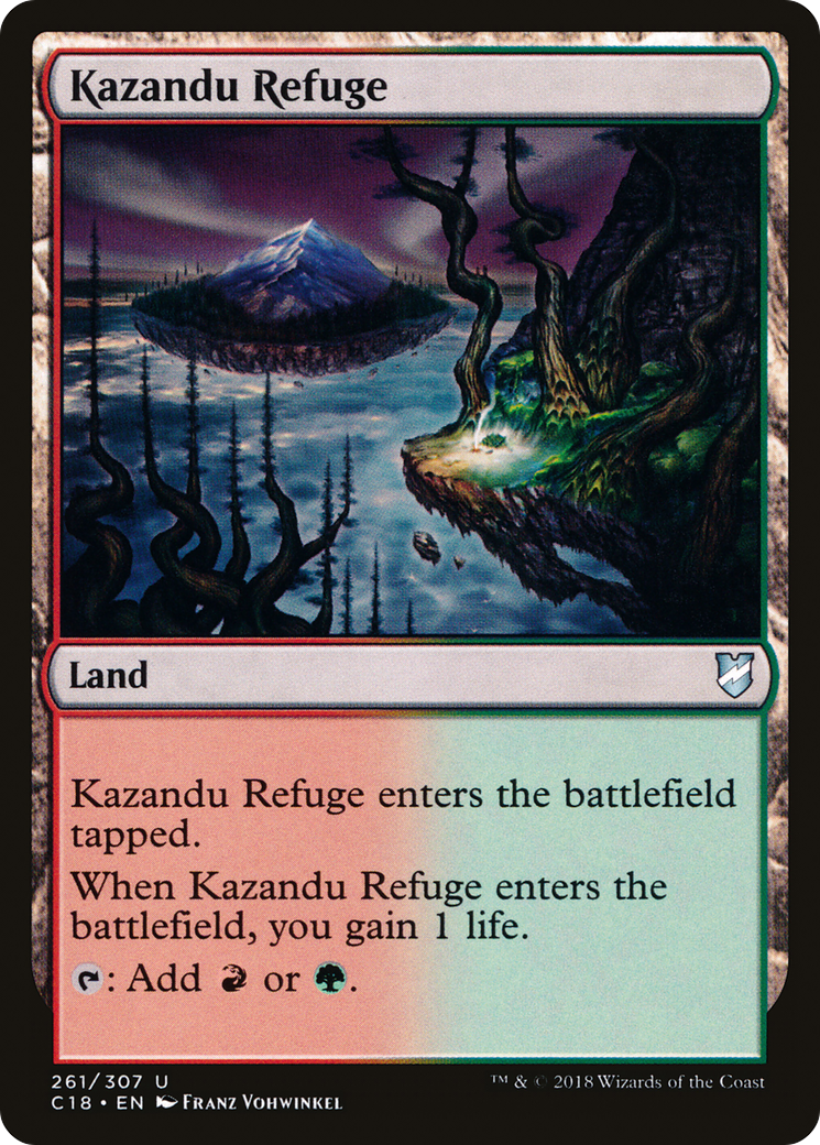 Image of Kazandu Refuge (C18-261) - Commander 2018