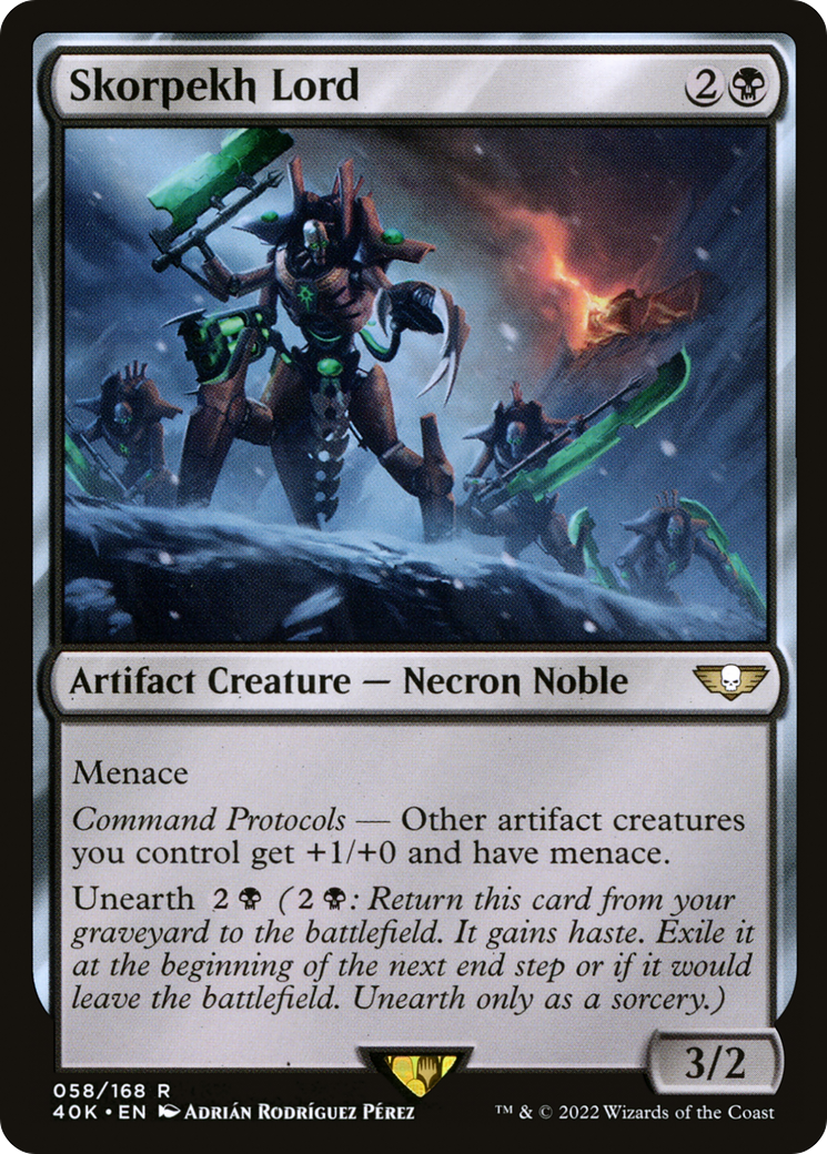 Image of Skorpekh Lord (40K-058) - Warhammer 40,000 Commander