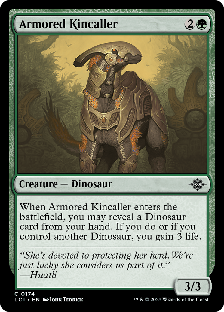 Image of Armored Kincaller (LCI-174) - The Lost Caverns of Ixalan Foil