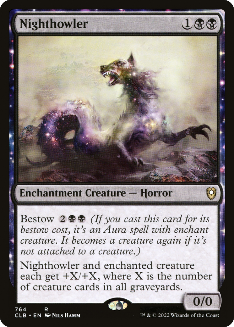 Image of Nighthowler (CLB-764) - Commander Legends: Battle for Baldur's Gate: (enchantment)