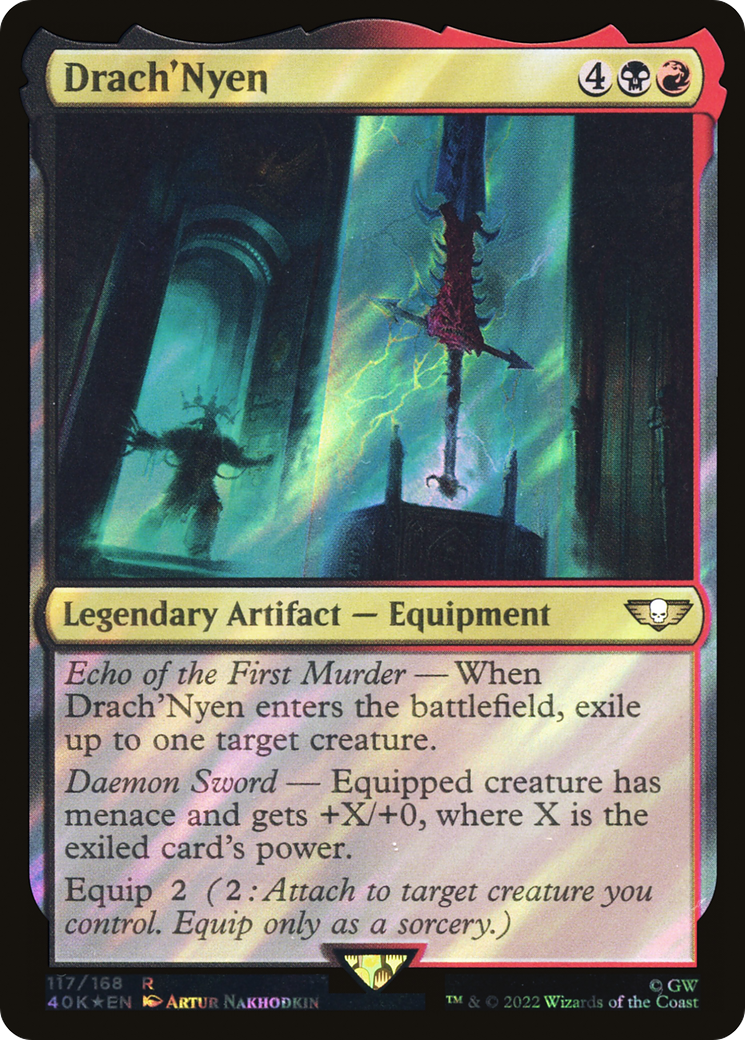 Image of Drach'Nyen (Surge Foil) (40K-117) - Warhammer 40,000 Commander Foil