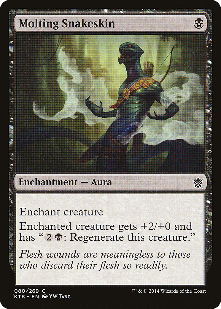 Image of Molting Snakeskin (KTK-080) - Khans of Tarkir