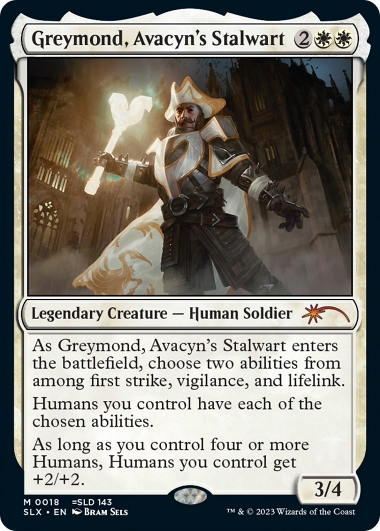 Image of Greymond, Avacyn's Stalwart (SLX-018) - Universes Within