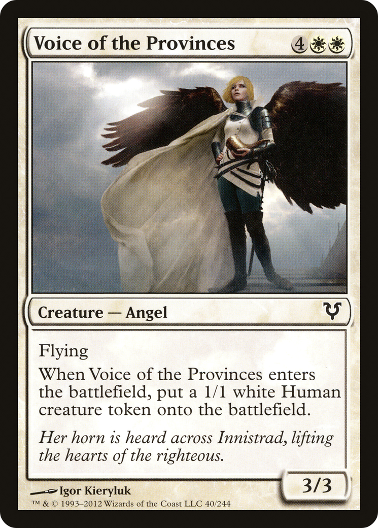 Image of Voice of the Provinces (AVR-040) - Avacyn Restored Foil