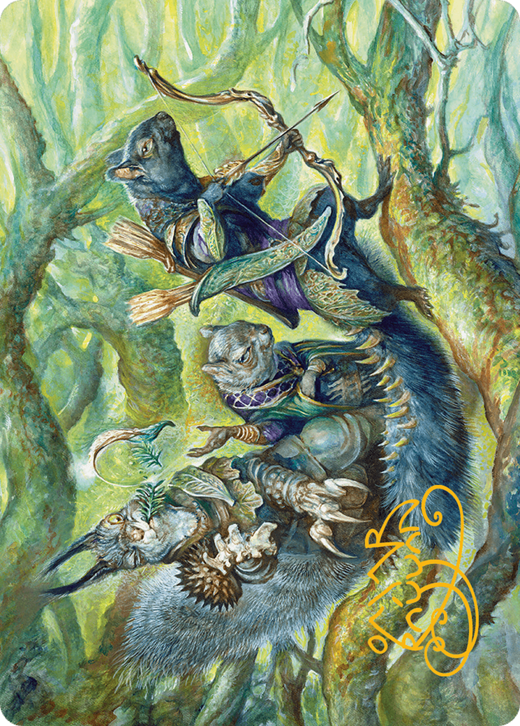 Image of The Odd Acorn Gang // The Odd Acorn Gang (ABLB-032) - Bloomburrow Art Series (Borderless)