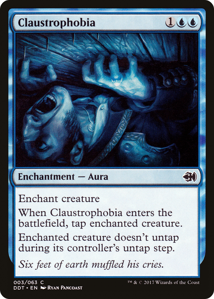 Image of Claustrophobia (DDT-003) - Duel Decks: Merfolk vs. Goblins