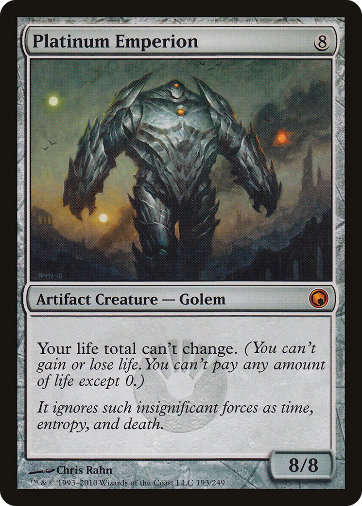 Image of Platinum Emperion (SOM-193) - Scars of Mirrodin Foil