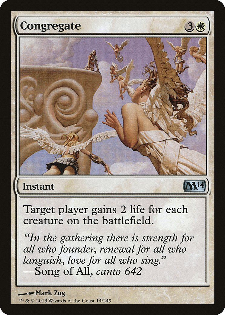 Image of Congregate (M14-014) - Magic 2014 Foil
