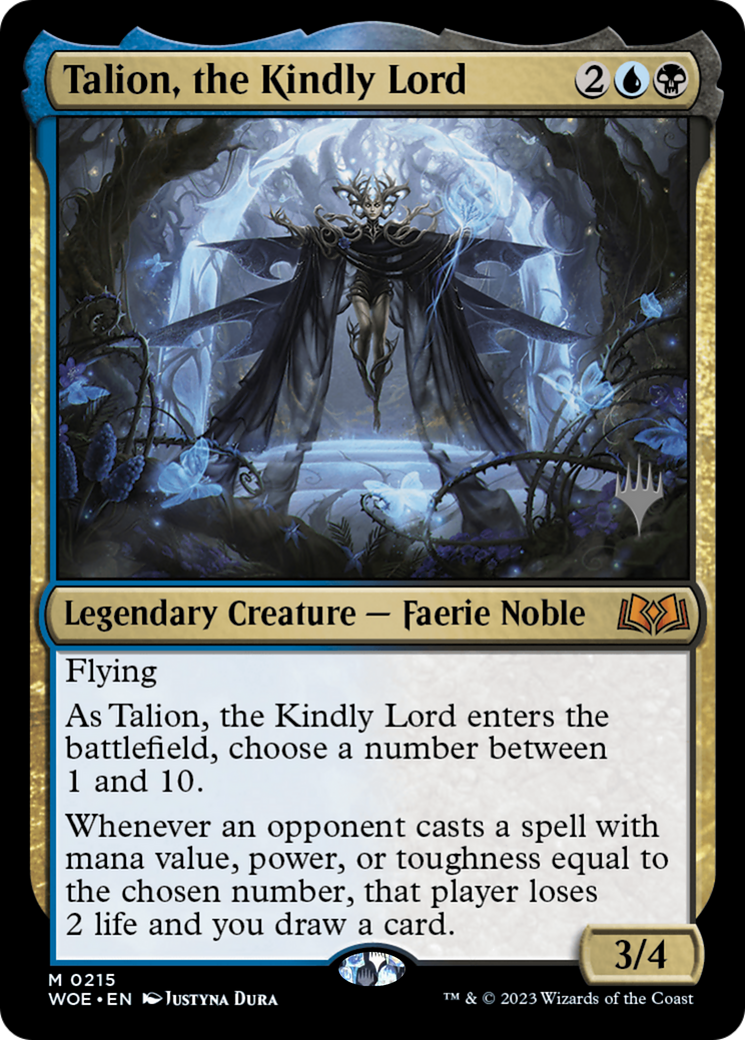 Image of Talion, the Kindly Lord (PPWOE-215) - Wilds of Eldraine Promos Foil