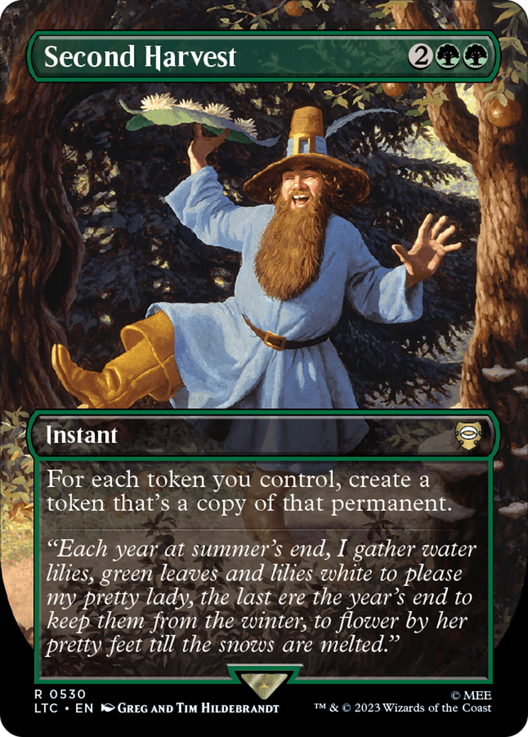 Image of Second Harvest (Borderless) (LTC-530) - Tales of Middle-earth Commander (Borderless) Foil