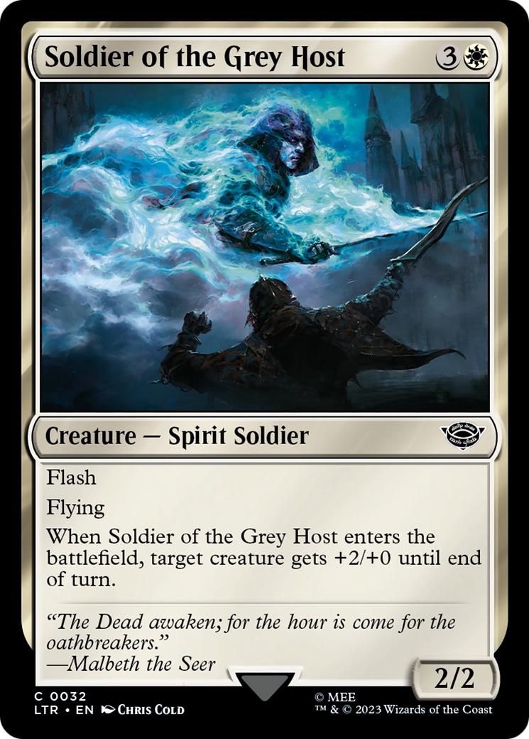 Image of Soldier of the Grey Host (LTR-032) - The Lord of the Rings: Tales of Middle-earth