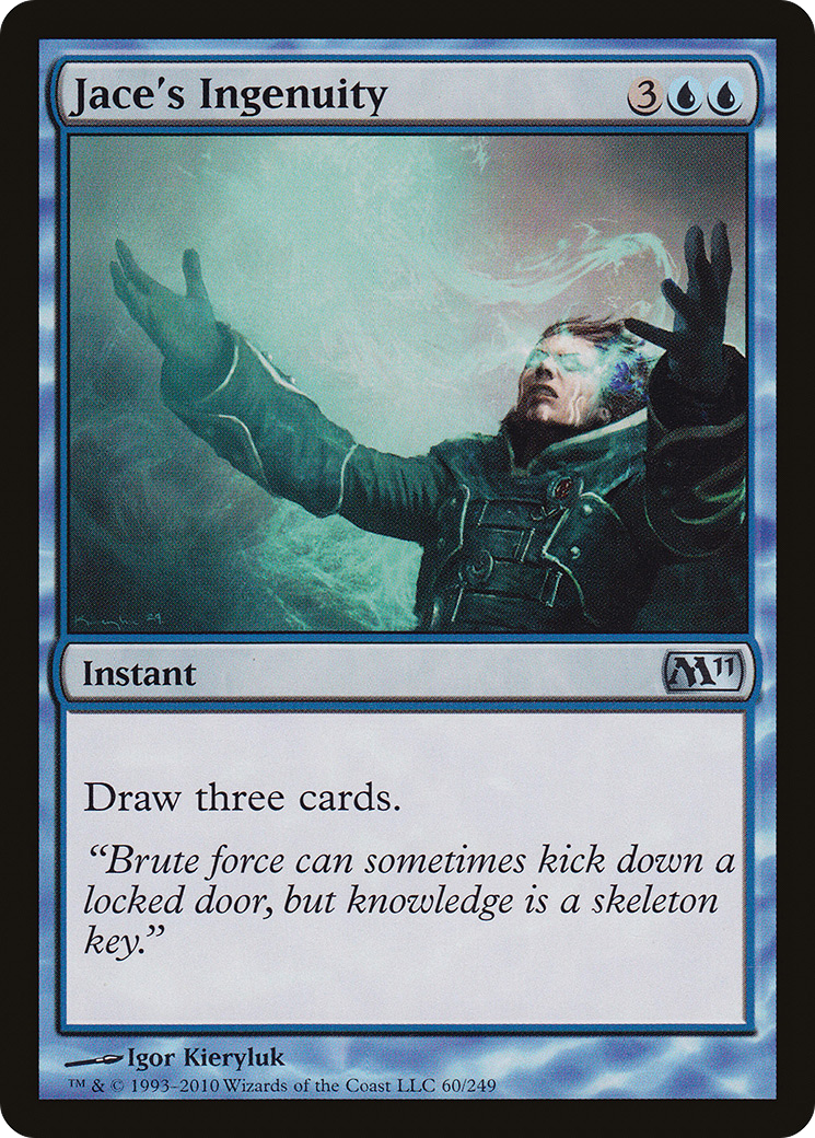 Image of Jace's Ingenuity (M11-060) - Magic 2011 Foil