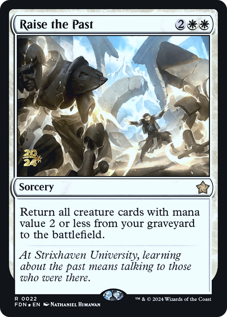 Image of Raise the Past (PRE-022) - Foundations Promos Foil