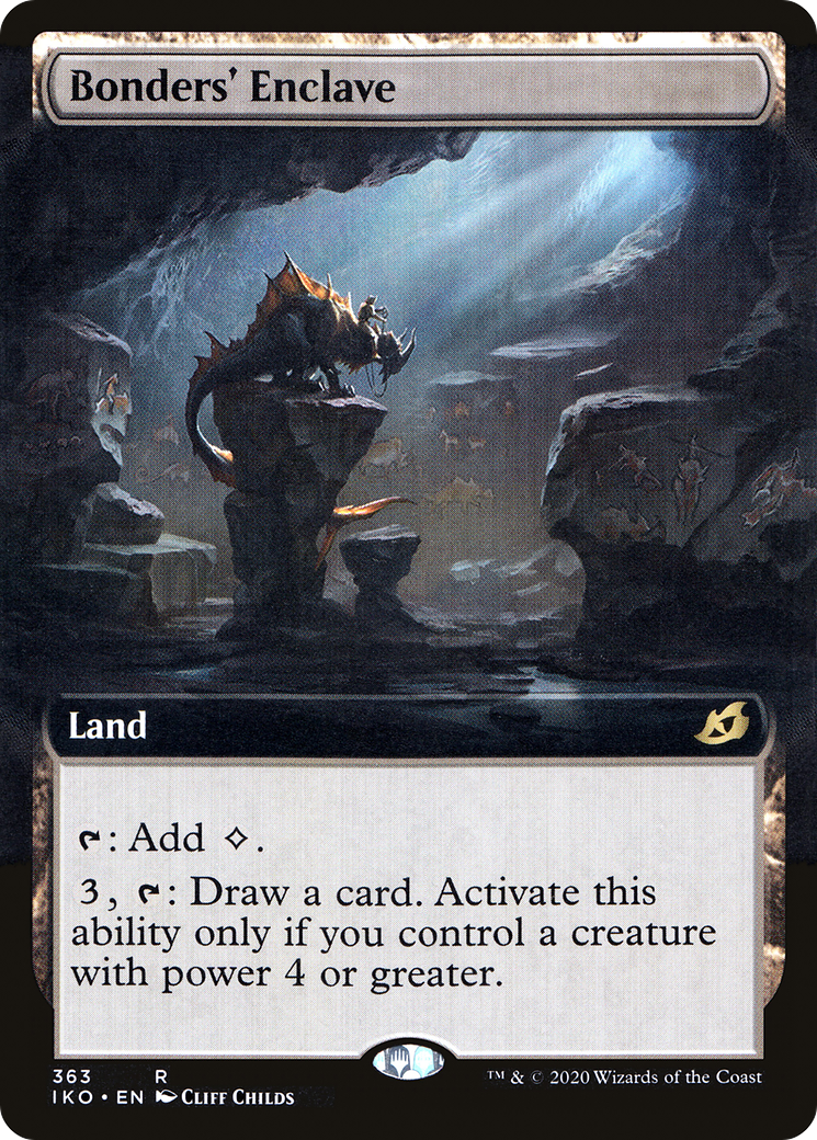 Image of Bonders' Enclave (Extended Art) (IKO-363) - Ikoria: Lair of Behemoths: (Extended Art)