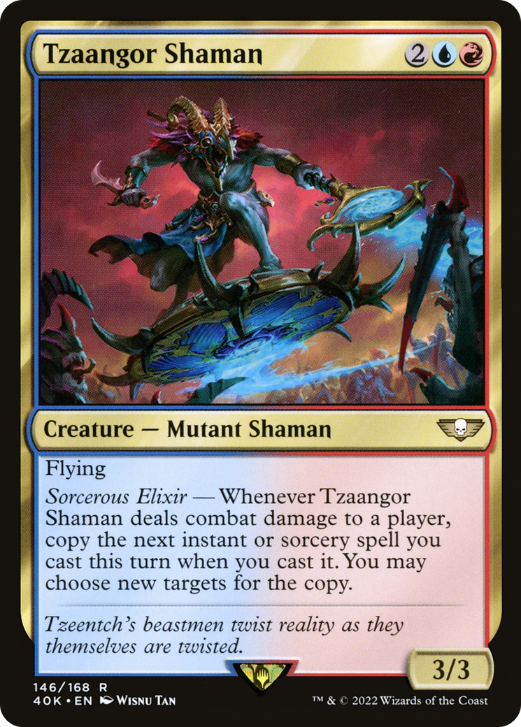 Image of Tzaangor Shaman (40K-146) - Warhammer 40,000 Commander