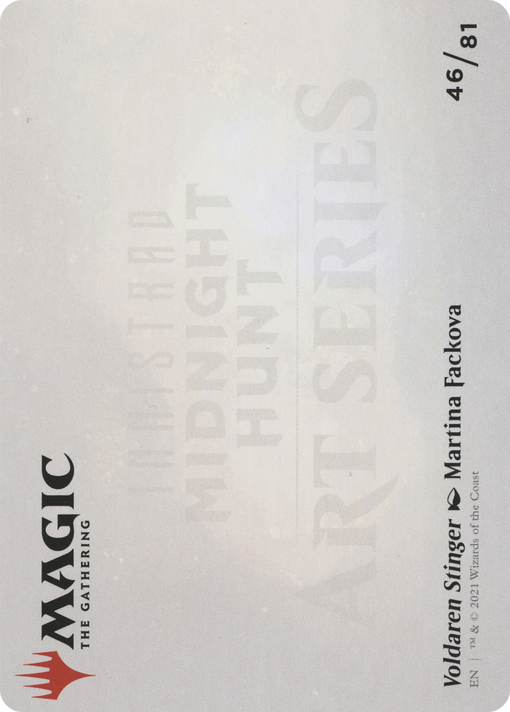 Image of Voldaren Stinger // Voldaren Stinger (AMID-046) - Midnight Hunt Art Series (Borderless) Foil