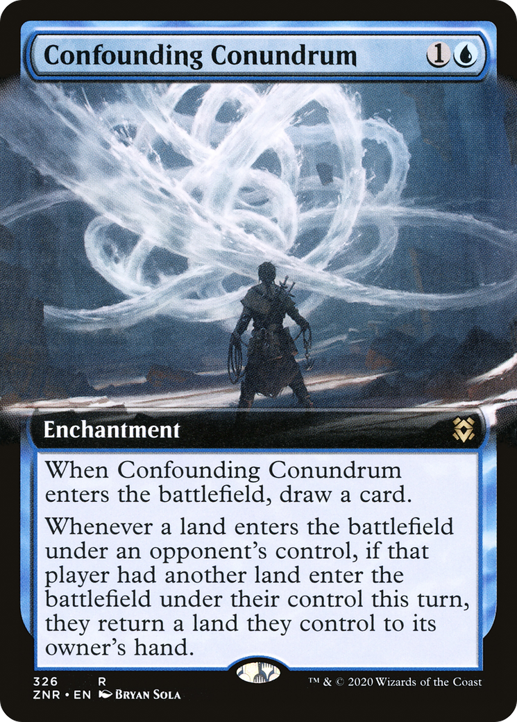 Image of Confounding Conundrum (Extended Art) (ZNR-326) - Zendikar Rising: (Extended Art)