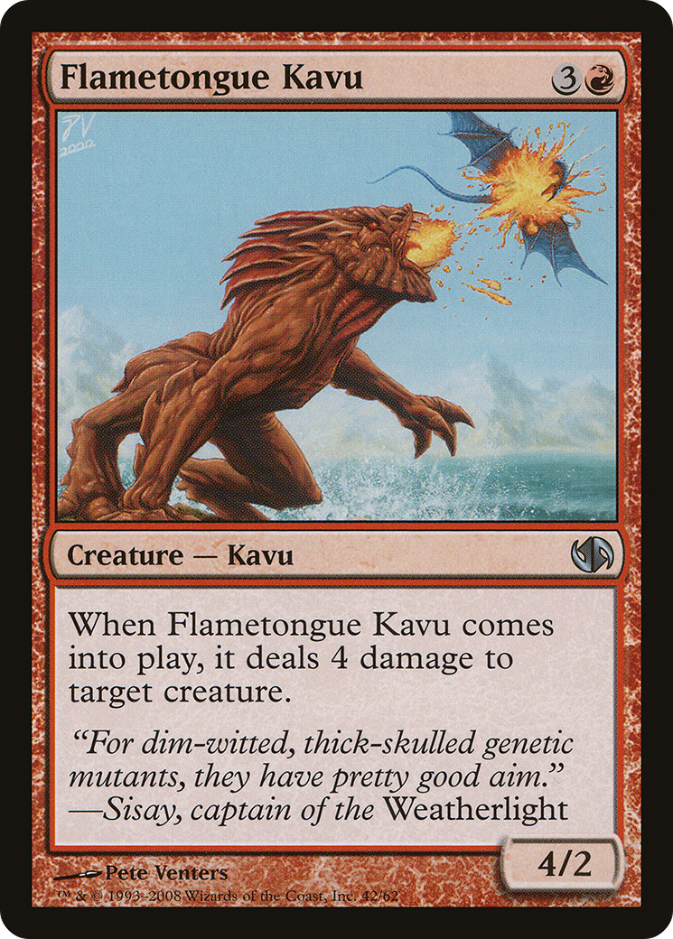 Image of Flametongue Kavu (DD2-042) - Duel Decks: Jace vs. Chandra