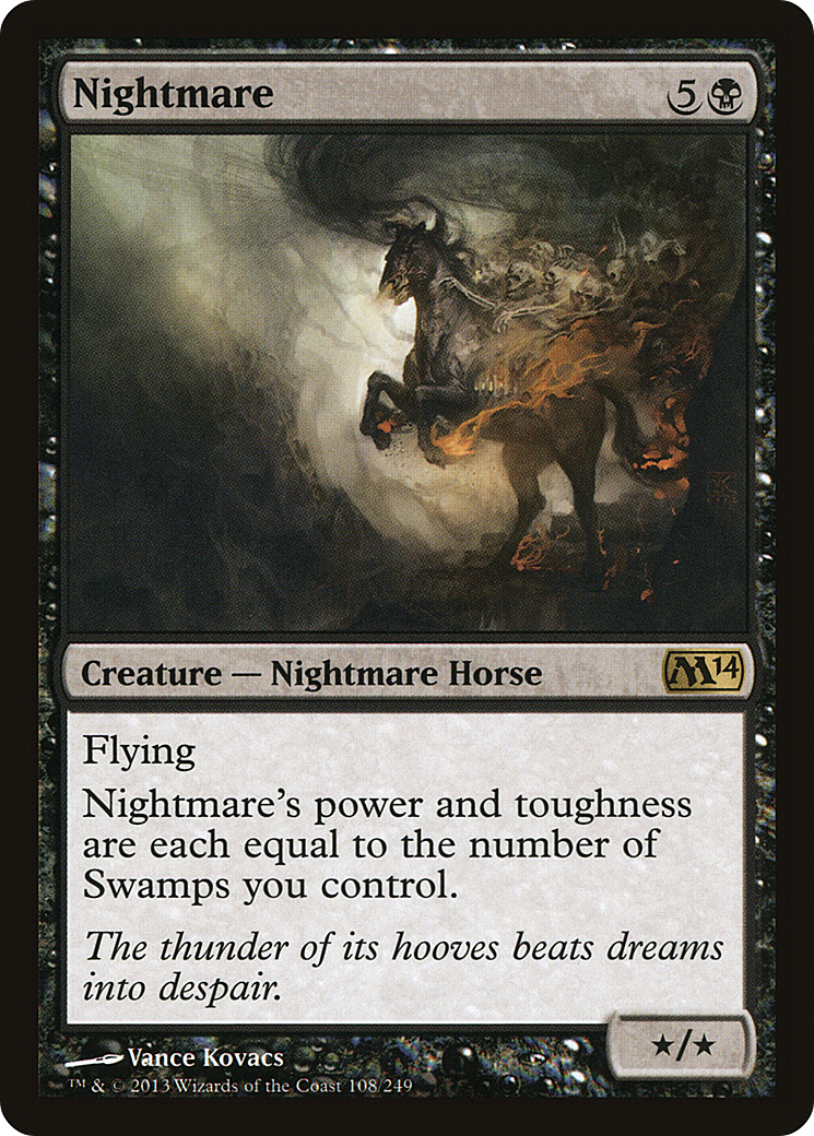 Image of Nightmare (M14-108) - Magic 2014 Foil