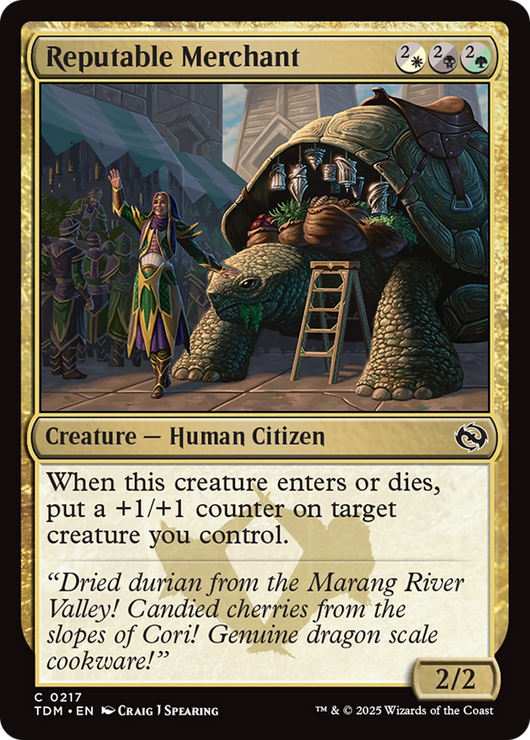 Image of Reputable Merchant (TDM-217) - Tarkir: Dragonstorm