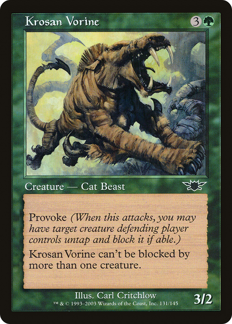 Image of Krosan Vorine (LGN-131) - Legions Foil